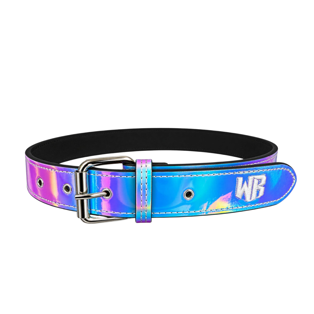 Baseball Shiny Belt Pink Multicolor