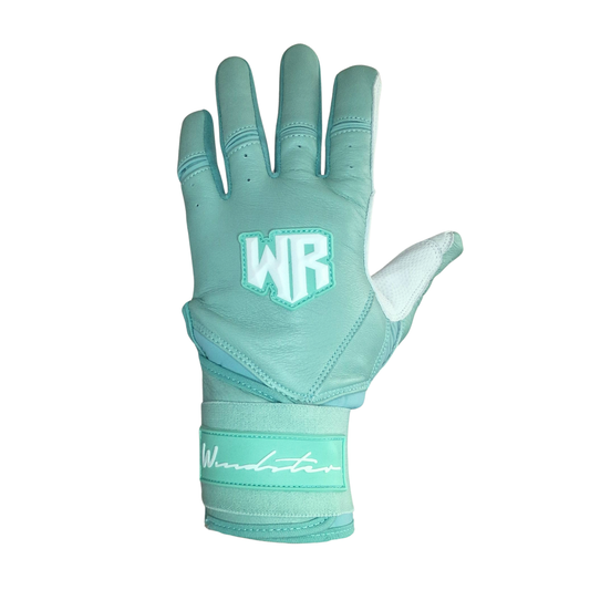 Batting glove long cuff mint