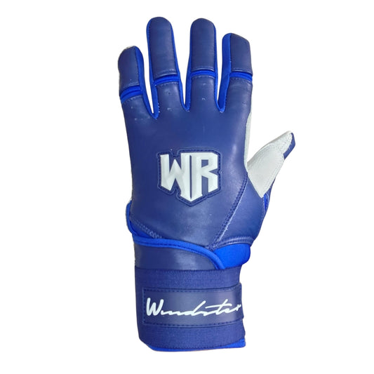 Windster Slaghandschoen - Lange Manchet - Marineblauw - Volledig Leer