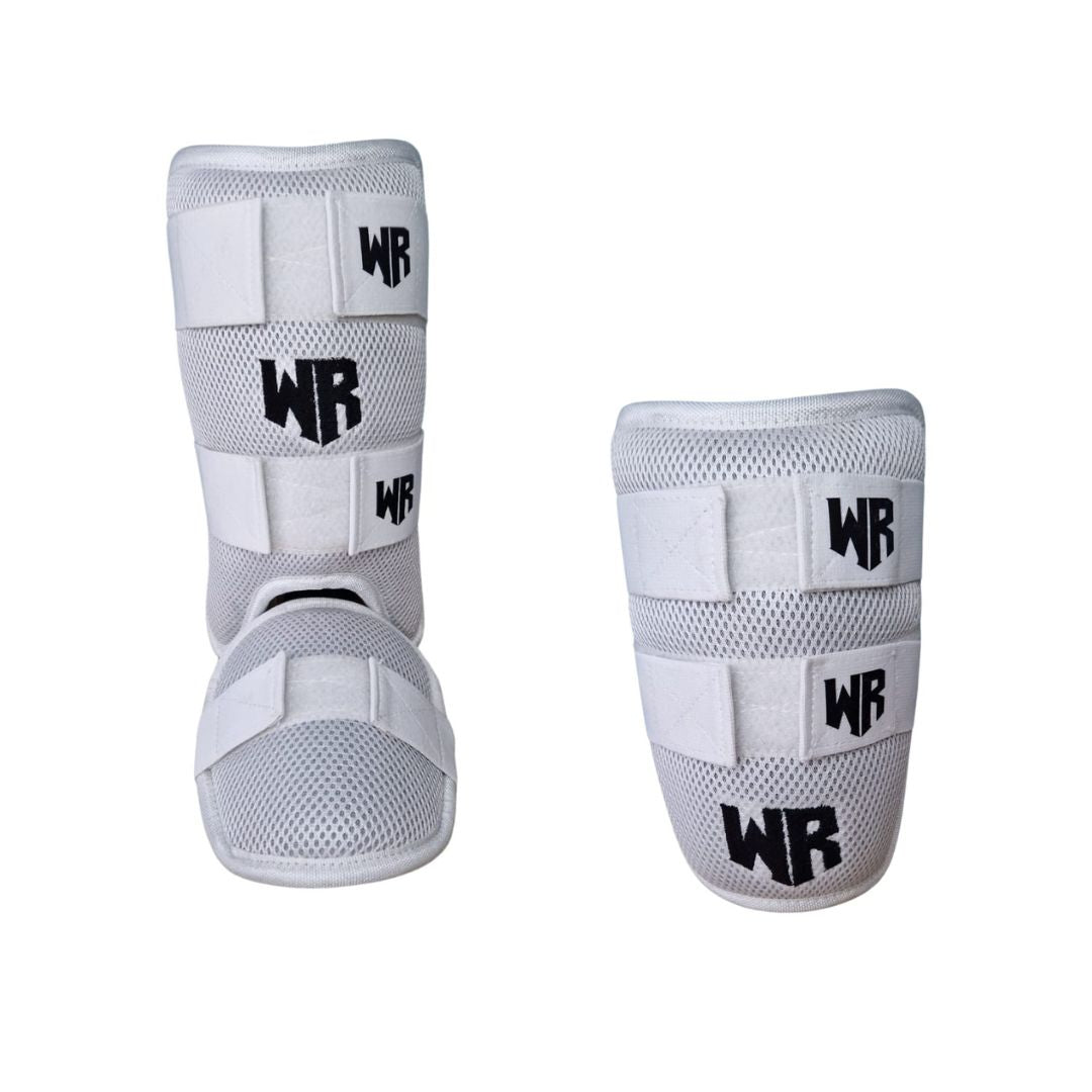 Windster Baseball Elbow & Leg Guard Bundle - White - Windster Baseball