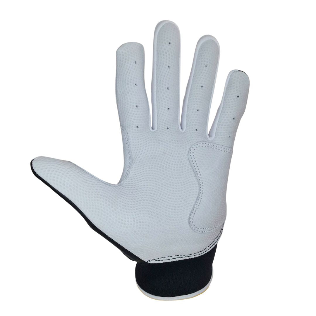Windster Batting Glove - Black & White - Windster Baseball