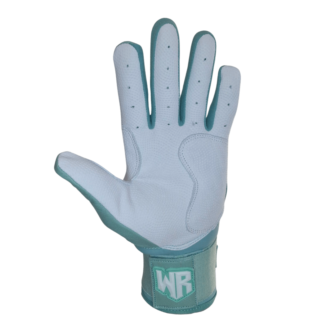 Windster Batting Glove - Long Cuff - Mint - Full Leather - Windster Baseball