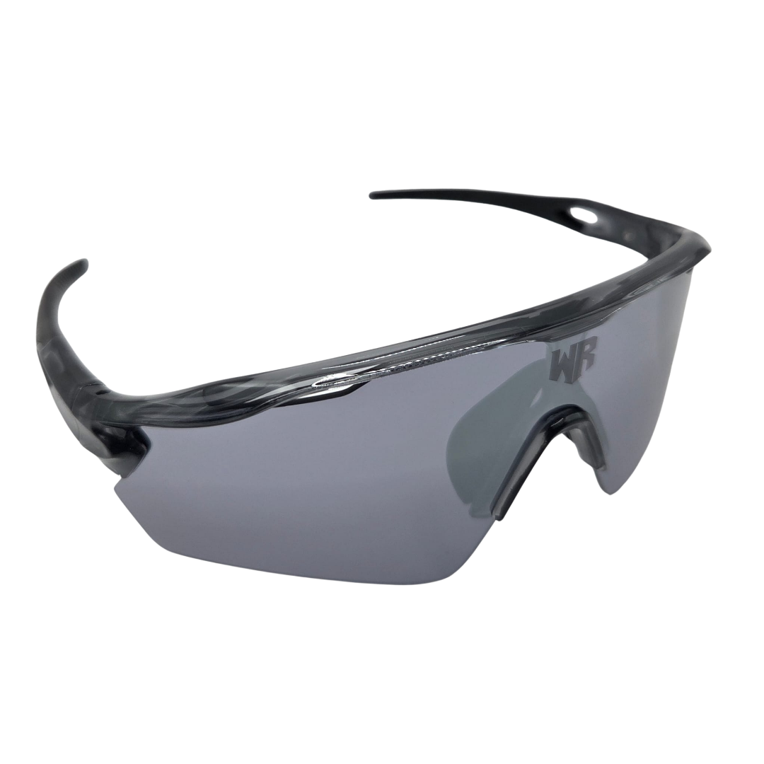 Windster Baseball &amp; Softball Sportzonnebril met etui - glanzend zwart 