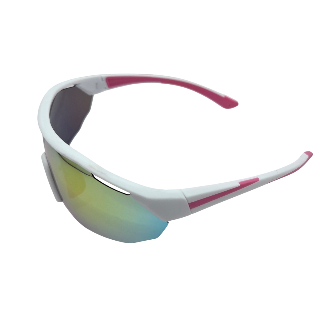 Baseball Sports Glasses White Pink 2