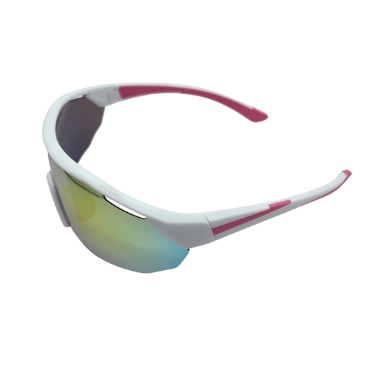 Baseball Sports Glasses White Pink 2