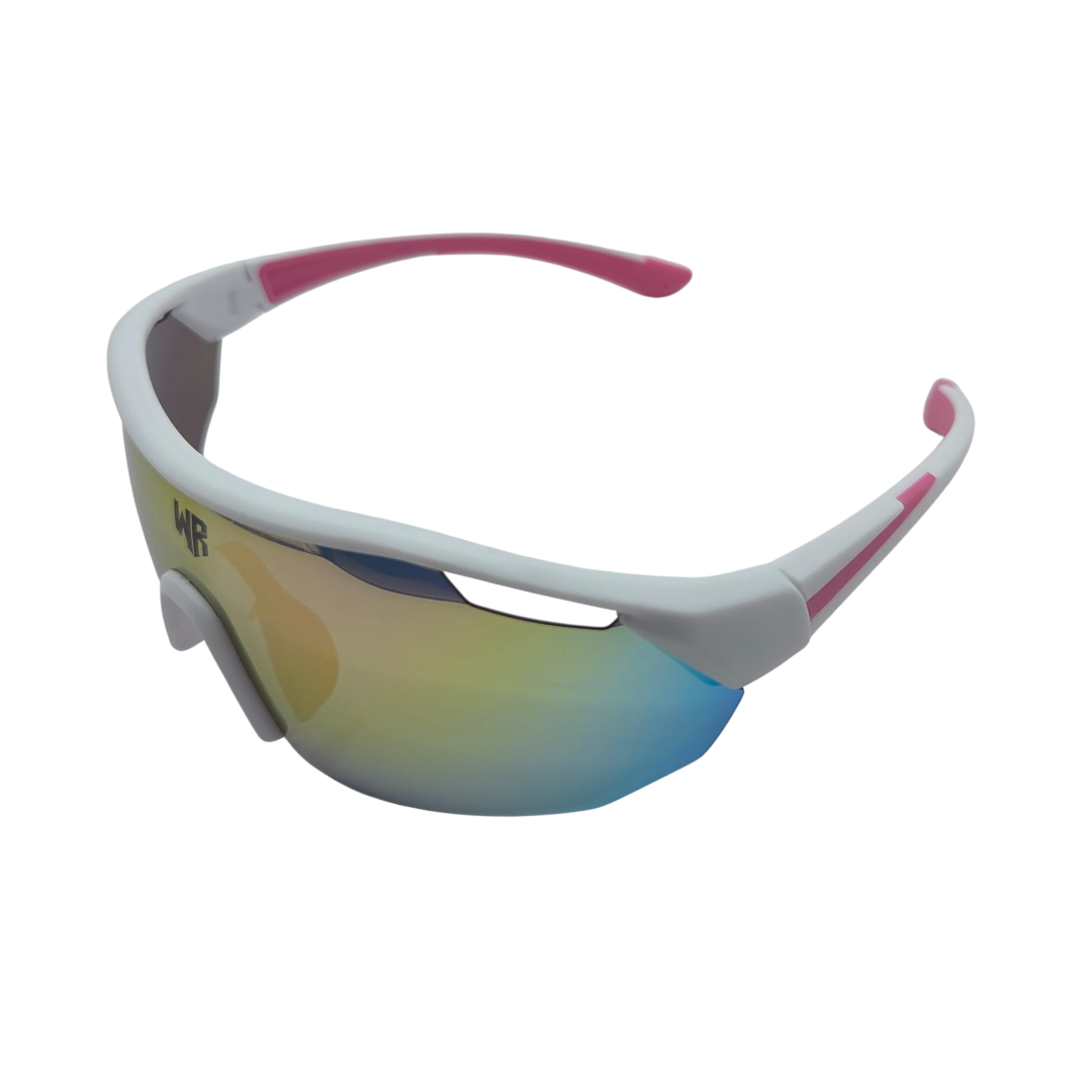 Baseball Sports Glasses White Pink