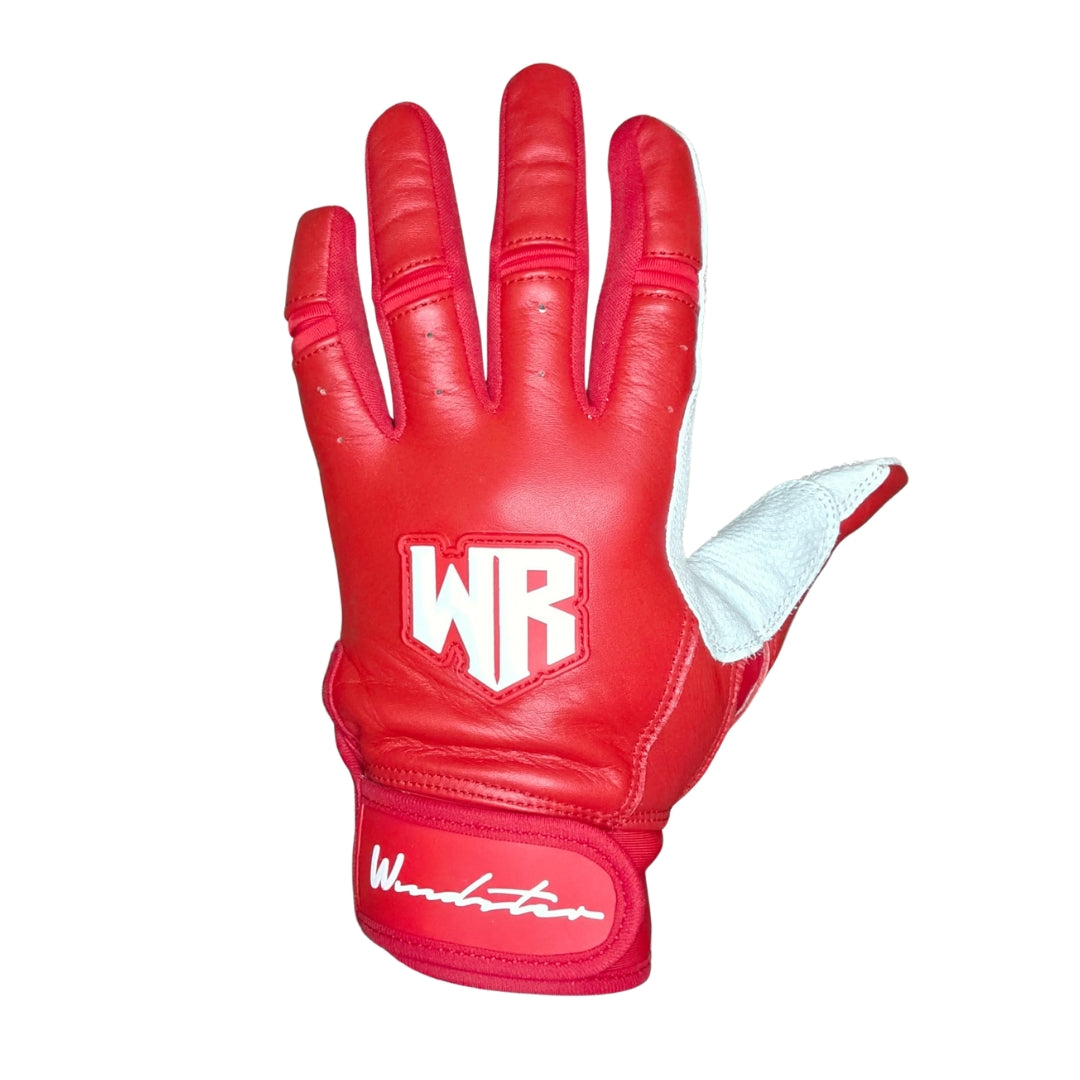 Windster Batting Glove - Red and White