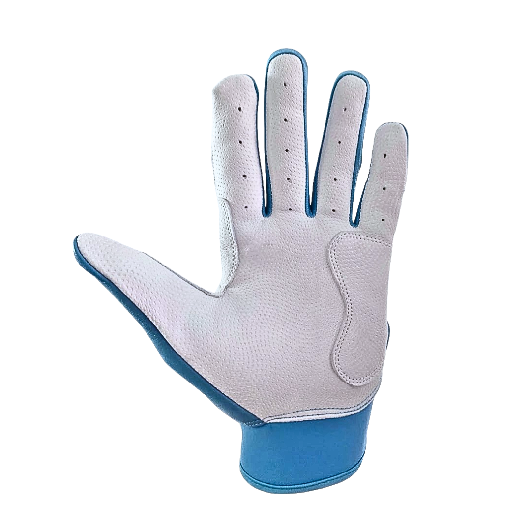 Batting glove Baby Blue and White