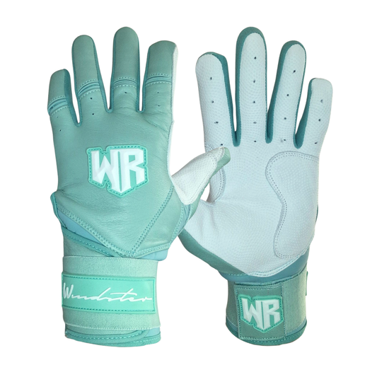 Batting glove long cuff mint