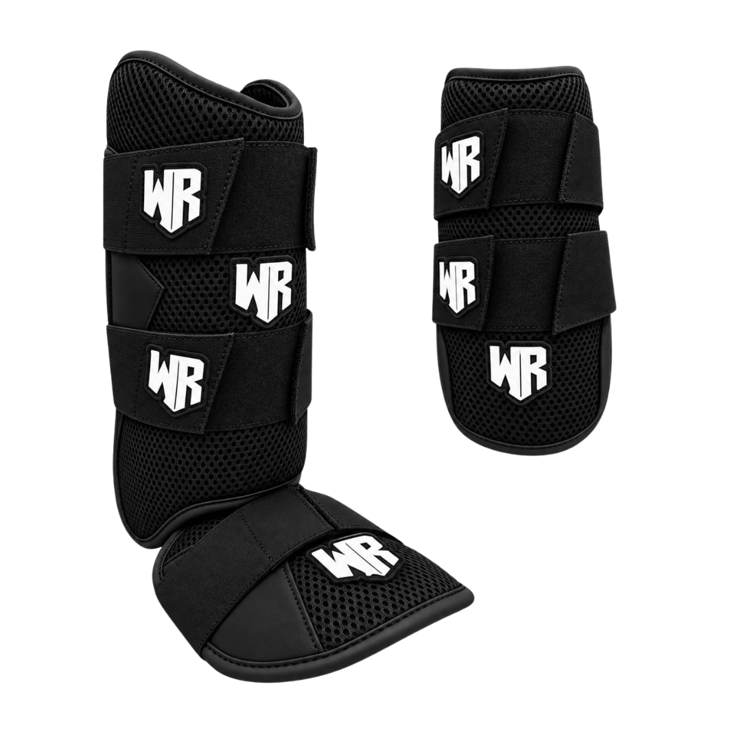 Elbow and leg guards black