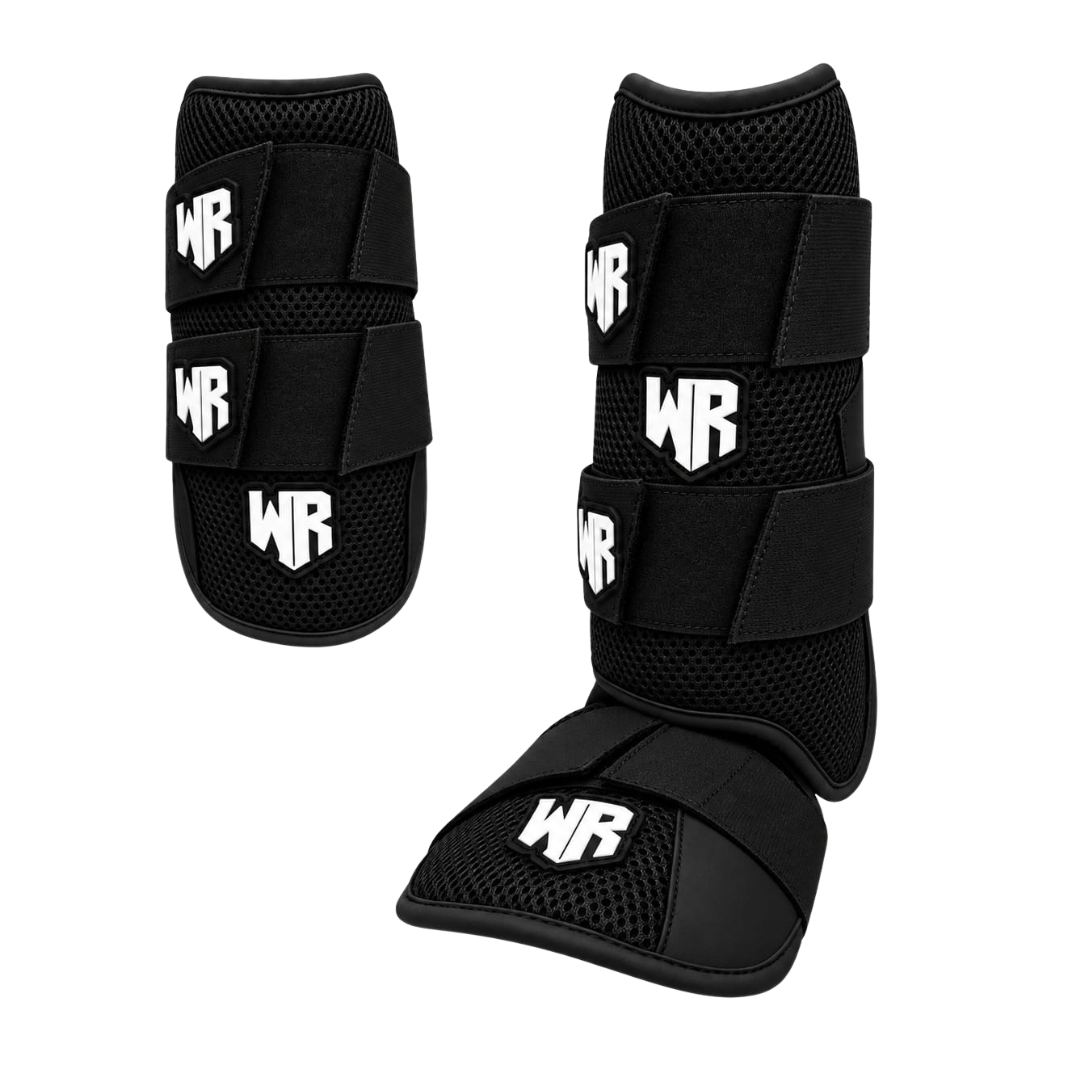 Elbow and leg guards black