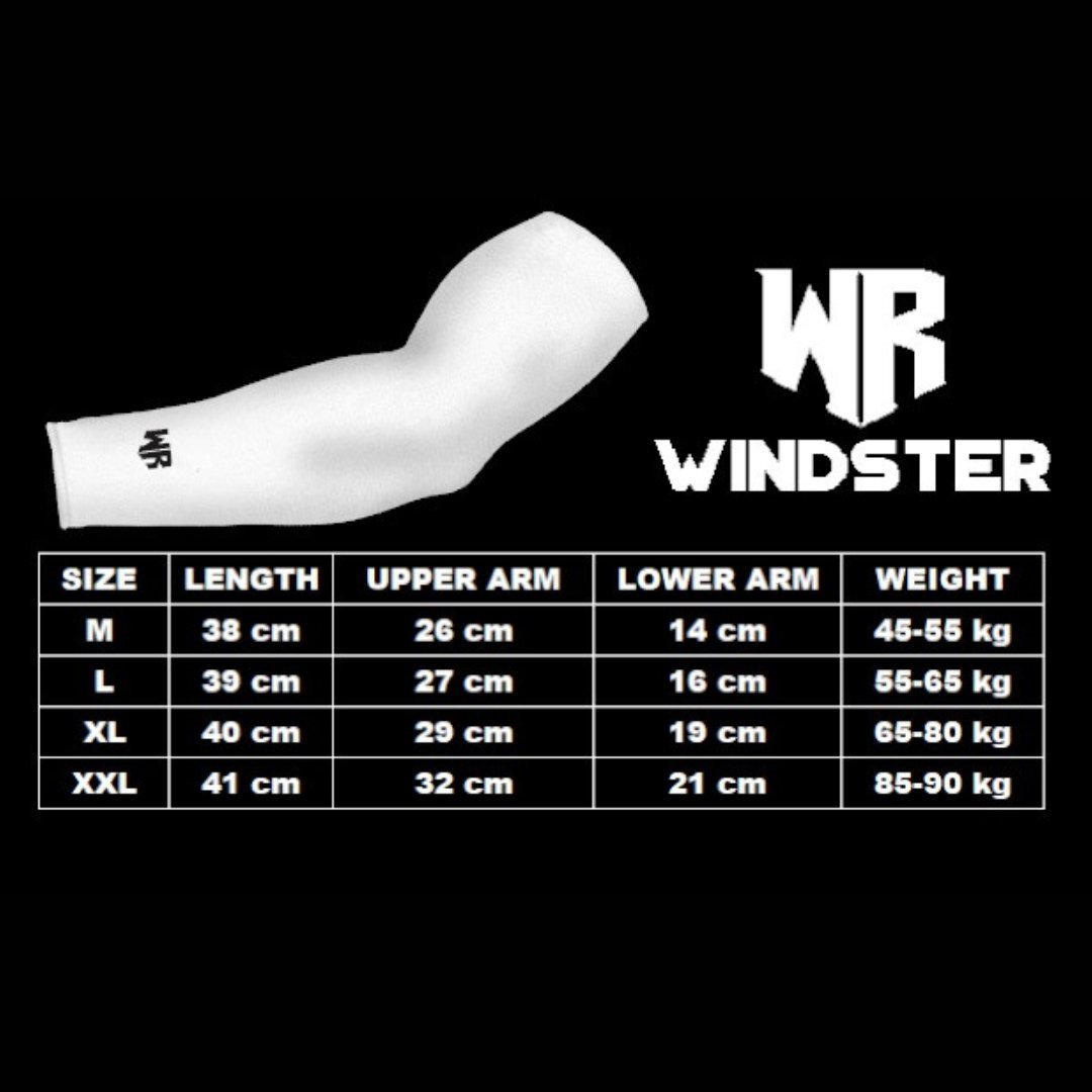 Windster Baseball & Softball Arm Sleeve - Black WR - Windster Baseball