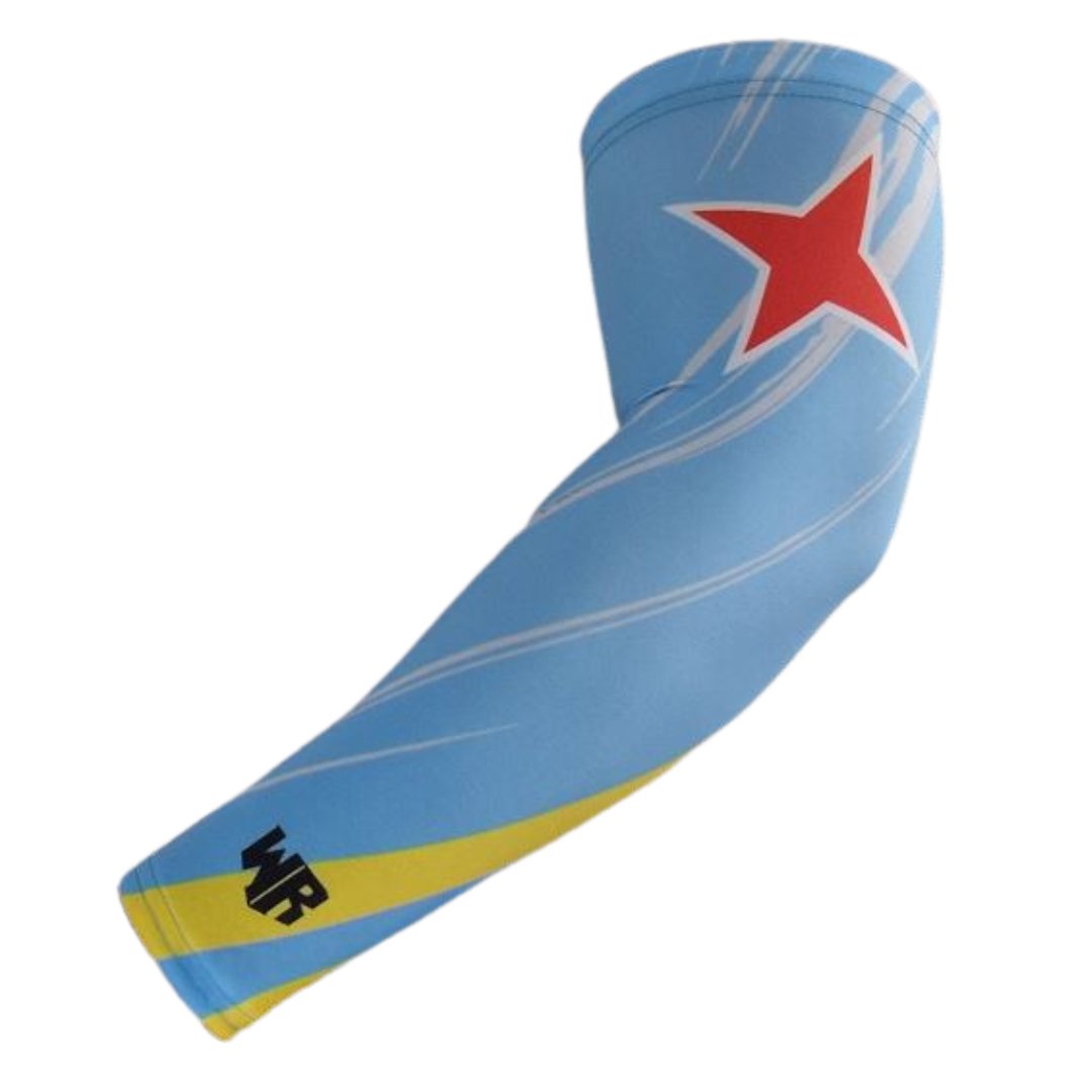 Windster Baseball & Softball Arm Sleeve - Flag of Aruba - Windster Baseball