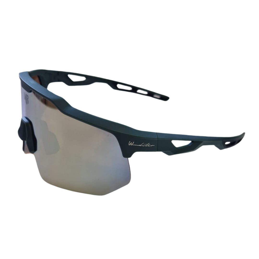 Windster Baseball & Softball Sports Sunglasses with case - army green - Windster Baseball