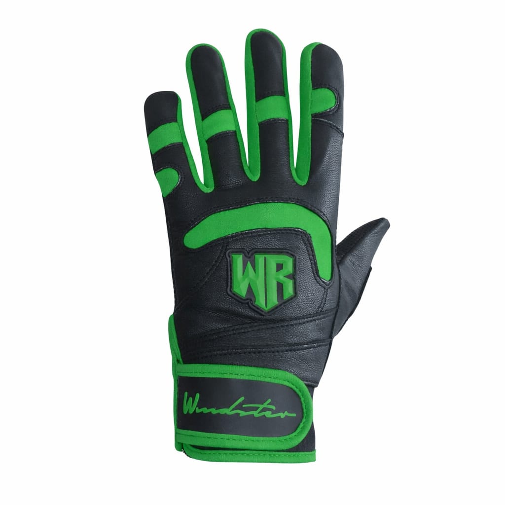 Windster Batting Glove - Black & Green - Windster Baseball