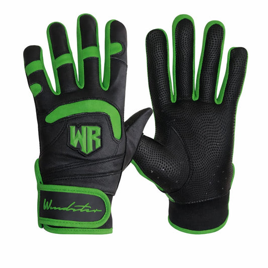 Windster Batting Glove - Black & Green - Windster Baseball