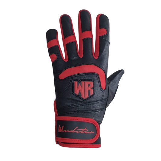 Windster Batting Glove - Black & Red - Windster Baseball