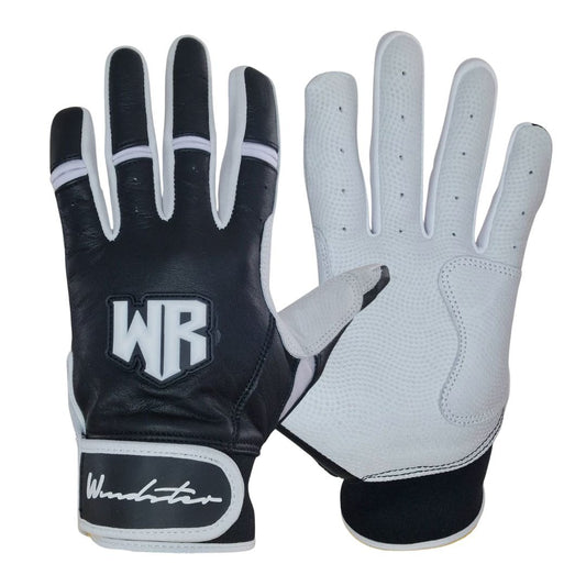 Windster Batting Glove - Black & White - Windster Baseball