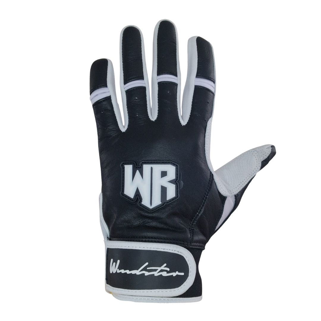 Windster Batting Glove - Black & White - Windster Baseball