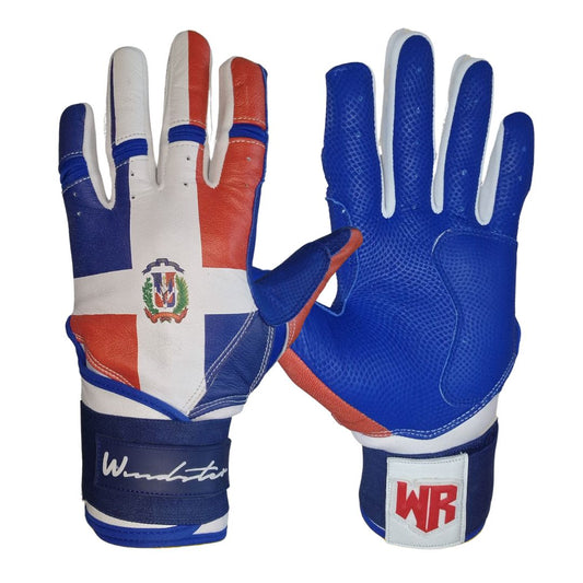 Windster Batting Glove - Long Cuff - Dominican Republic - Full Leather - Windster Baseball