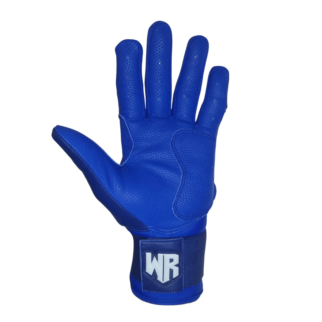 Windster Batting Glove - Long Cuff - Navy Blue - Full Leather - Windster Baseball