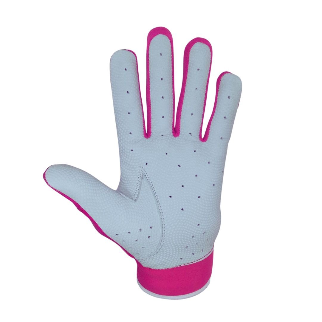Windster Batting Glove - Pink & White - Windster Baseball