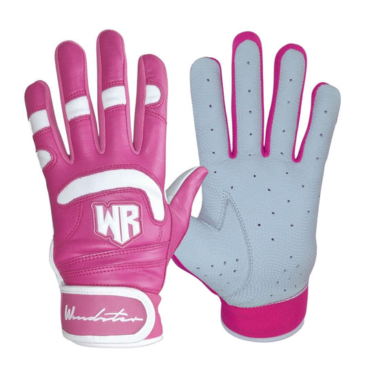Windster Batting Glove - Pink & White - Windster Baseball