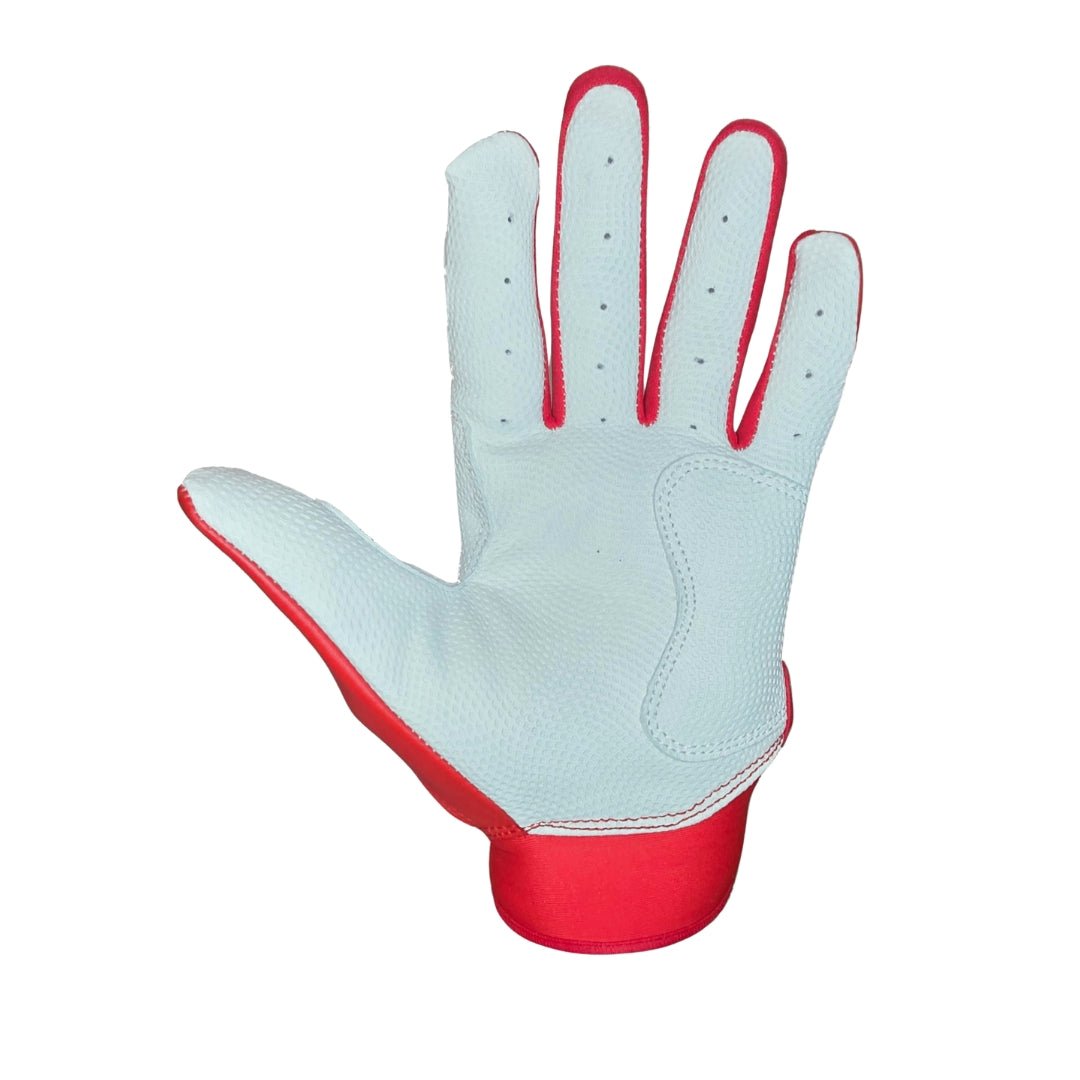 Windster Batting Glove - Red and White - Windster Baseball