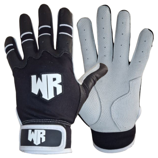 Batting Glove - WR Black & White - Windster Baseball