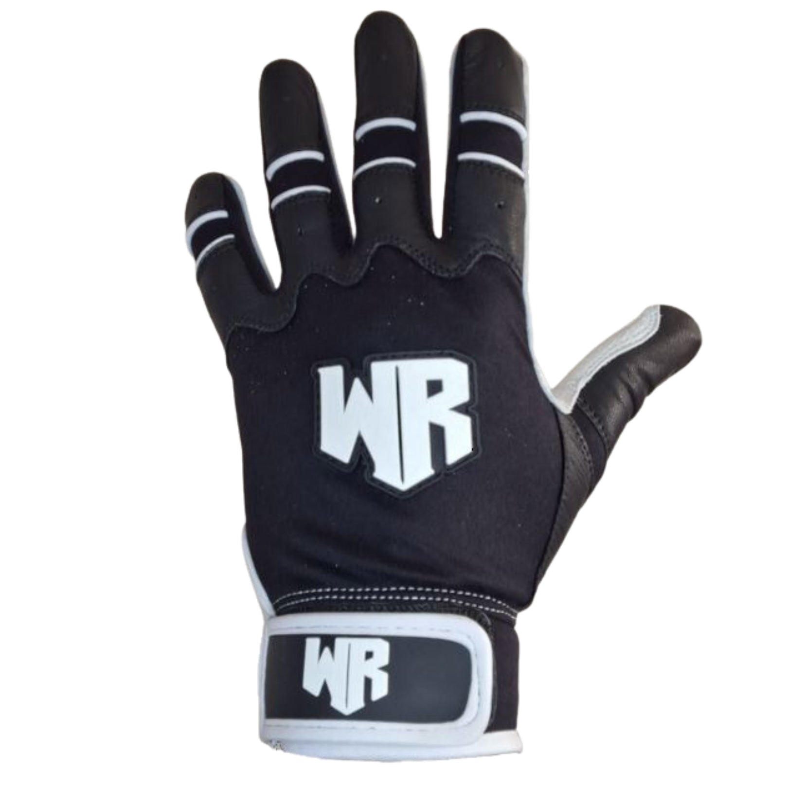 Batting Glove - WR Black & White - Windster Baseball