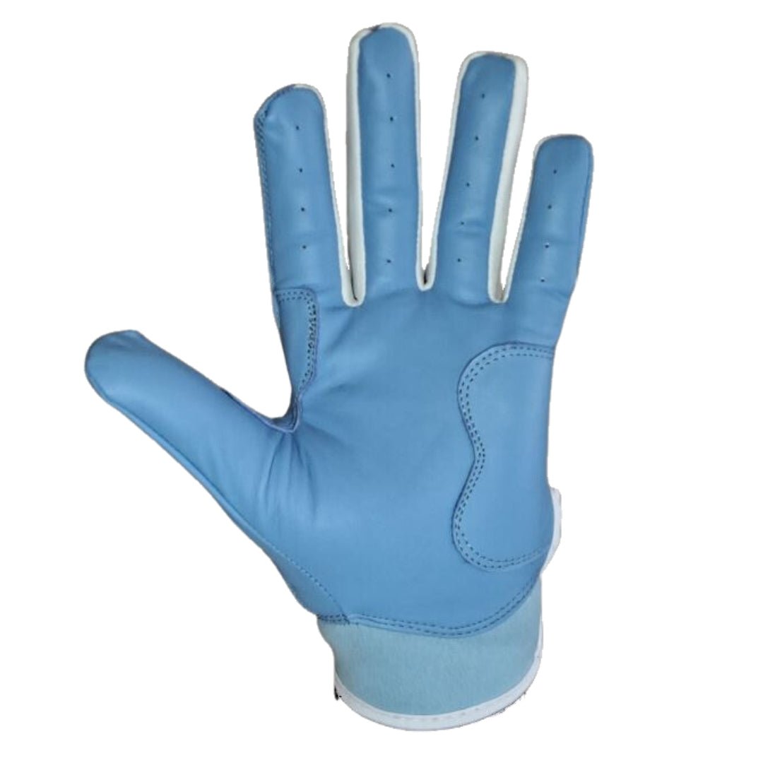 Windster Batting Glove - Light Blue - Full Leather - Windster Baseball