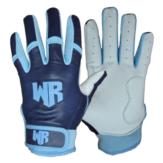 Windster Batting Glove - Navy Blue - Full Leather - Windster Baseball