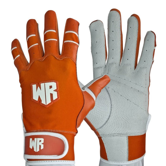 Windster Batting Glove - WR Orange - with padding - Windster Baseball